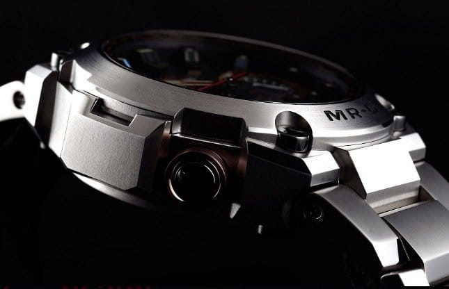 Casio Casio G-Shock MRG-G1000DC-1A электронные мужские часы часы крупный план черный циферблата
