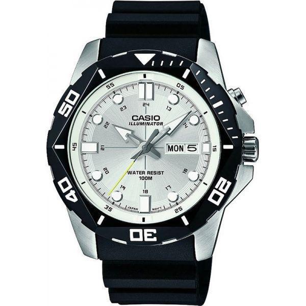 Casio Casio MTD MTD-1080-7A  MTD-1080-7A кварцевые мужские часы серый циферблат, браслет  — вид спереди