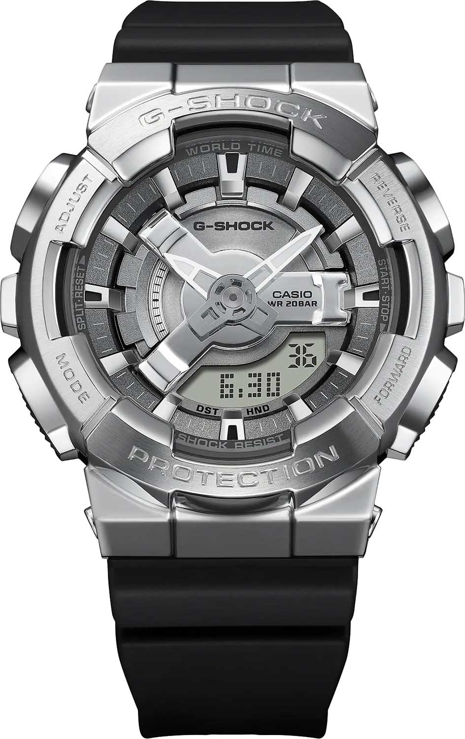 Casio Casio G-Shock GM-S110-1ADR (GM-S110-1A) мужские часы черный циферблат на запястье