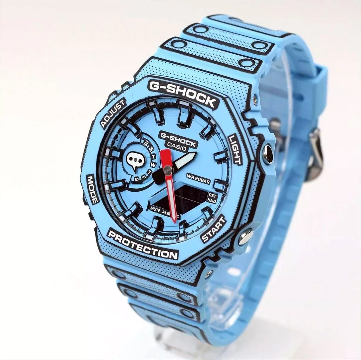 Оригинальные часы Casio Casio G-Shock GA-2100MNG-2A электронные калибр механизма  общий вид