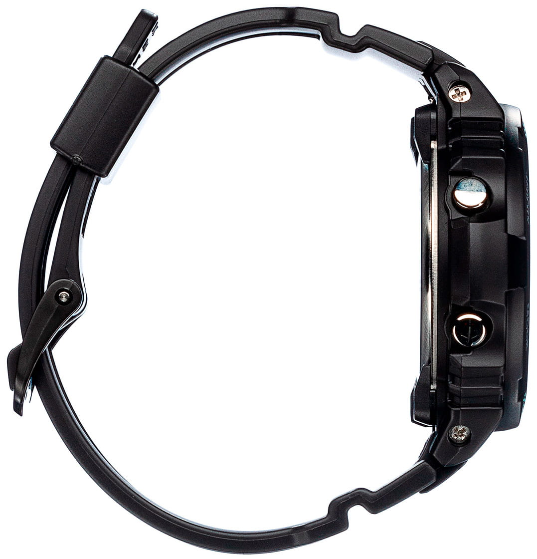 Casio Casio Baby-G BAX-100-1A кварцевые женские часы часы крупный план черный циферблата