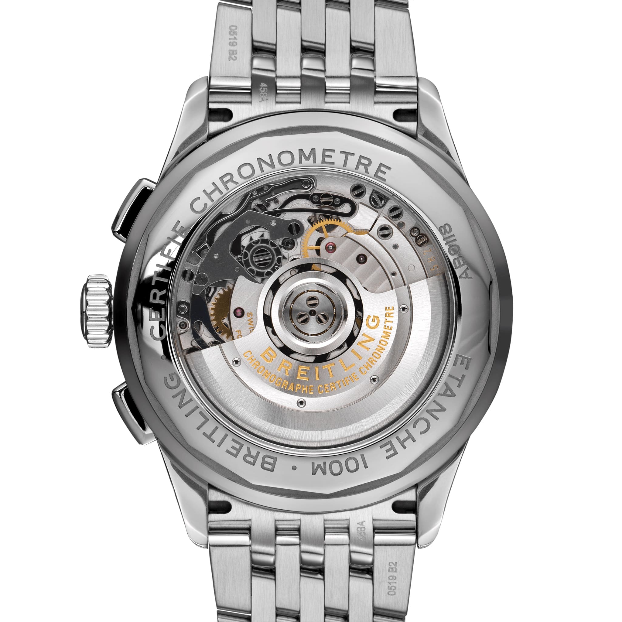 Оригинальные часы Breitling Breitling Premier B01 Chronograph 42 AB0118371B1A1 механические калибр механизма мануфактурный механизм breitling caliber b01 общий вид