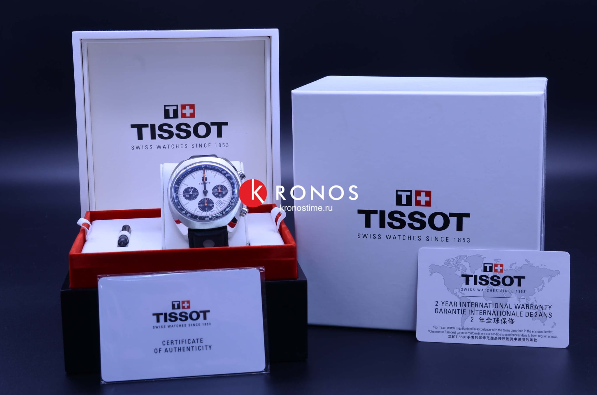 Tissot Tissot Heritage 1973 T124.427.16.031.00  — детали корпуса, циферблата и заводной головки