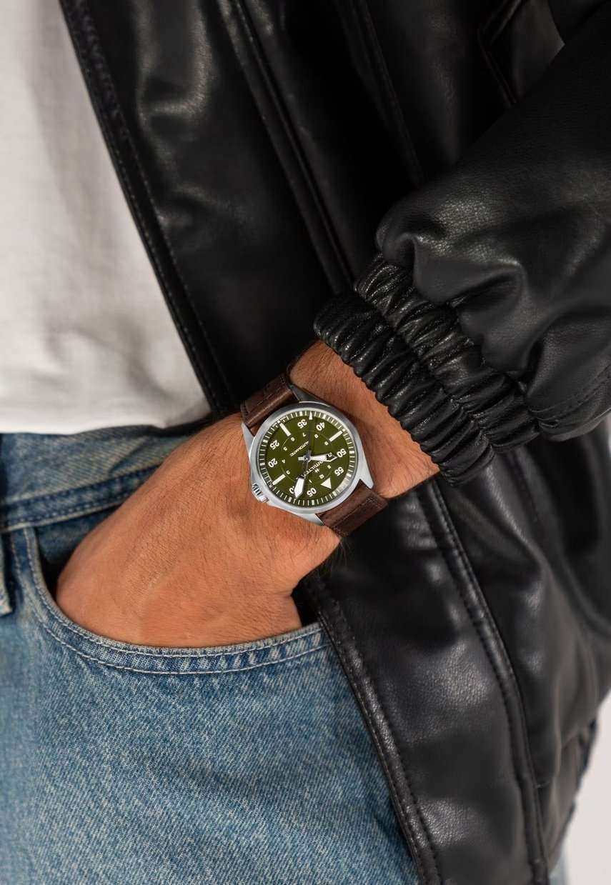 Hamilton Hamilton Khaki Aviation Pilot Auto H76305560  - задняя крышка сталь корпуса, швейцария часы