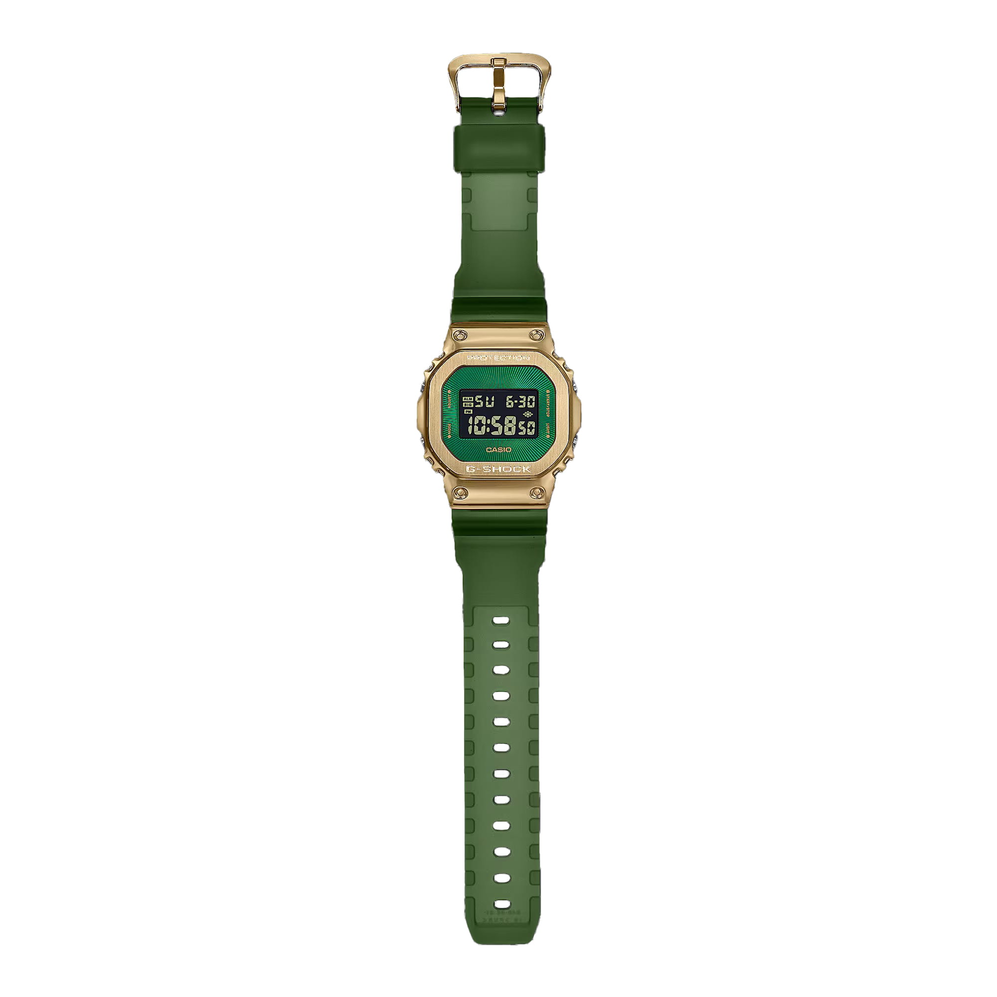 Оригинальные часы Casio Casio G-Shock GM-5600CL-3DR (GM-5600CL-3) электронные калибр механизма  общий вид