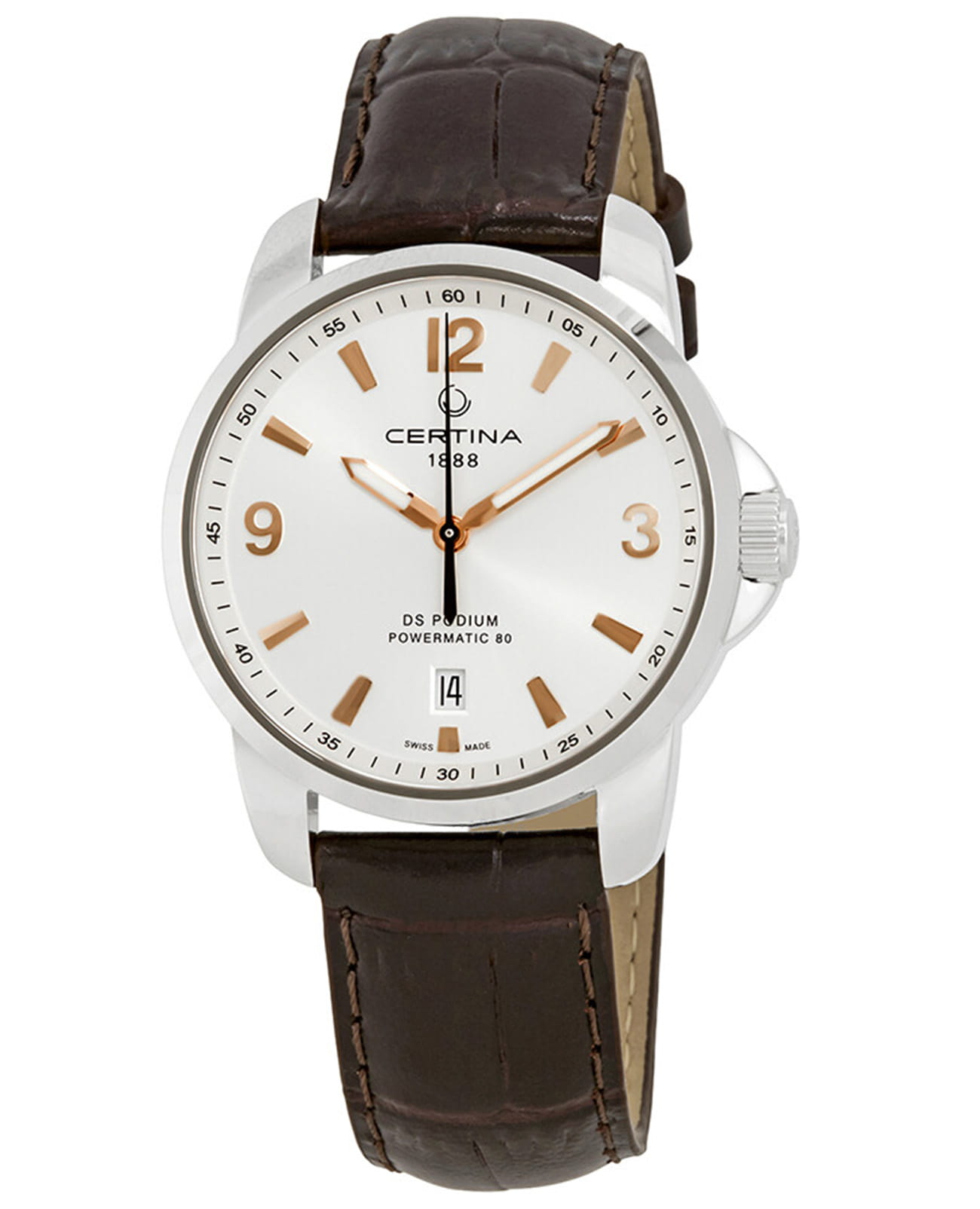 Certina Certina DS Podium C034.407.16.037.01, ds podium швейцария мужские часы на браслете кожаный боковой вид