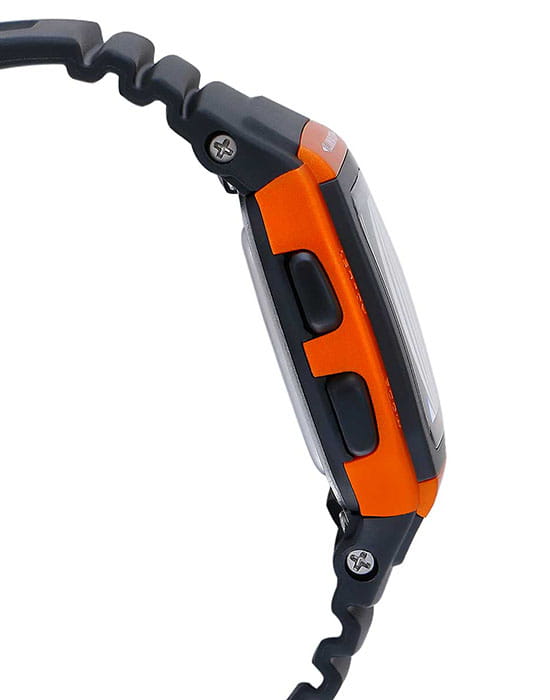 Casio Casio Collection W-96H-4A2, illuminator япония мужские часы на браслете пластик боковой вид