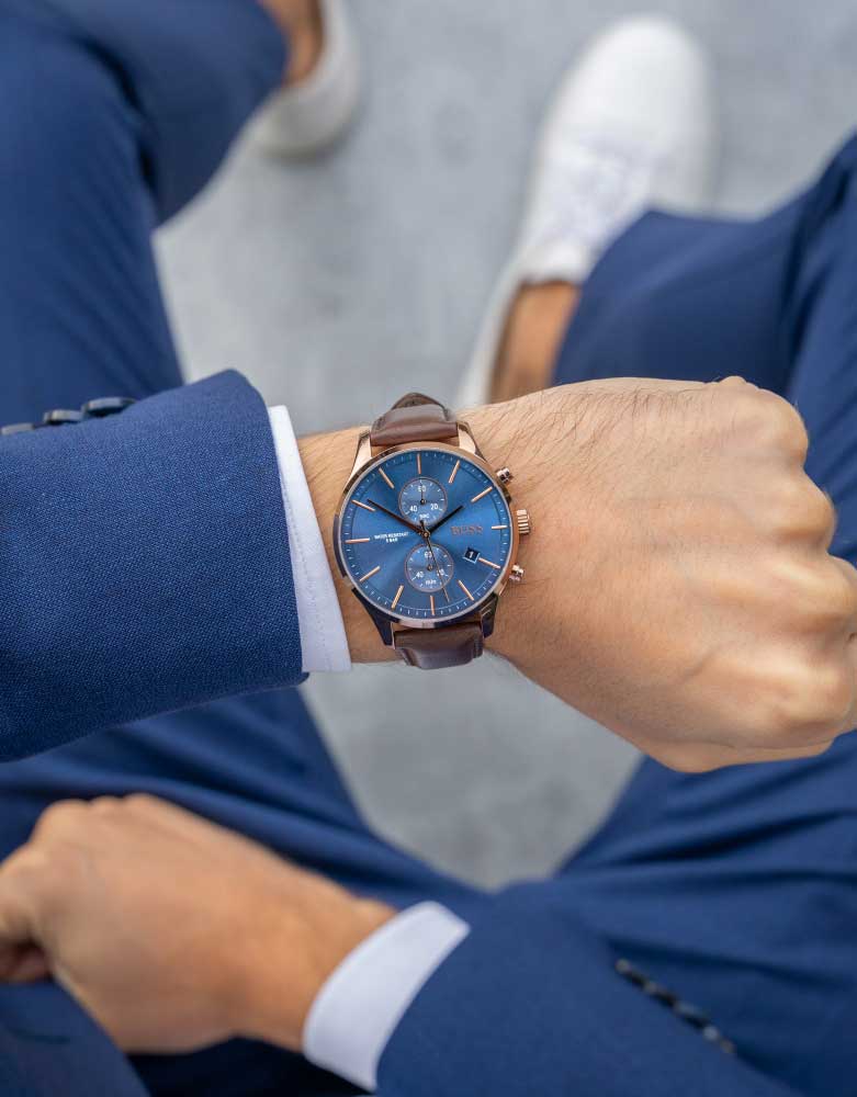 Оригинальные часы  Hugo Boss Commissioner HB 1513804 кварцевые калибр механизма  общий вид