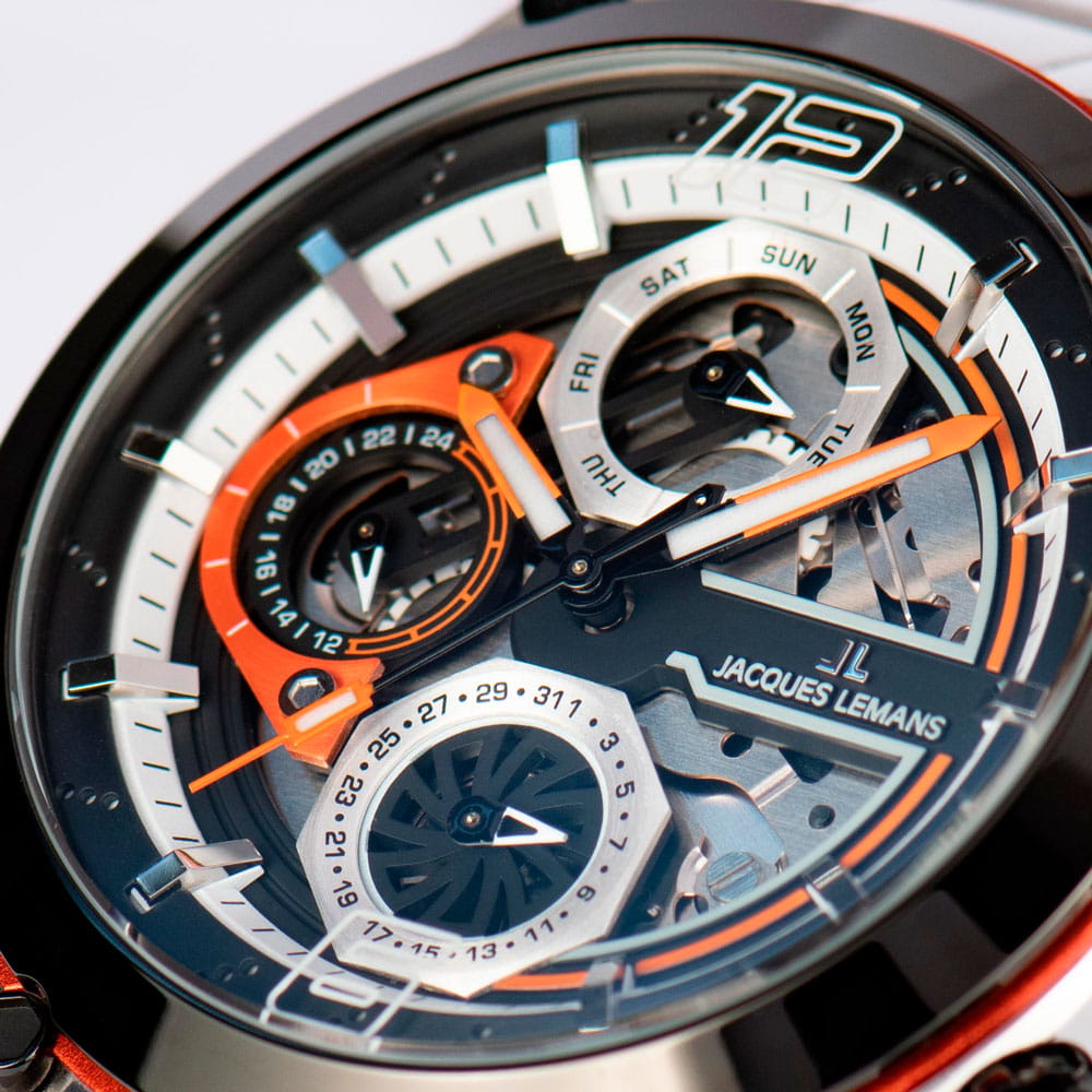 Оригинальные часы Jacques Lemans Jacques Lemans Sport 1-2150E кварцевые калибр механизма  общий вид