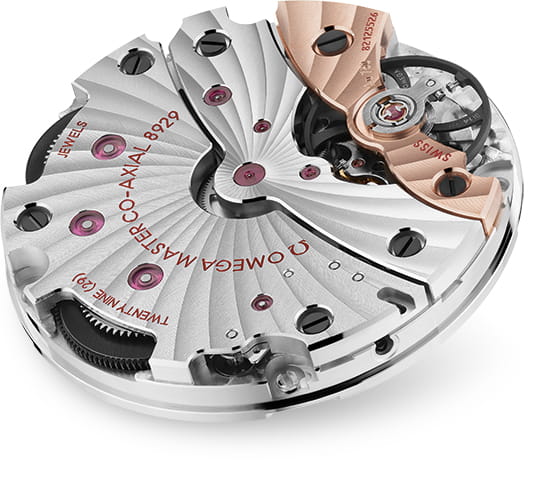 Оригинальные часы Omega Omega De Ville Tresor 435.53.40.21.09.001 механические калибр механизма omega 8929 общий вид