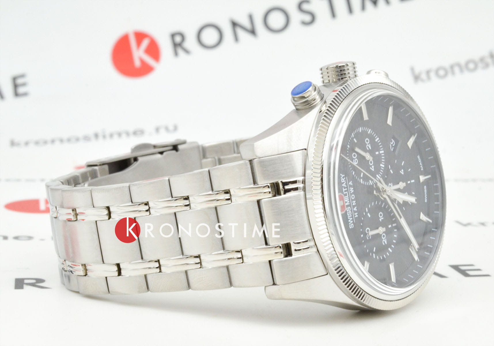 Swiss Military Hanowa Swiss Military Hanowa Air Man SMWGI0003102 мужские часы черный циферблат на запястье