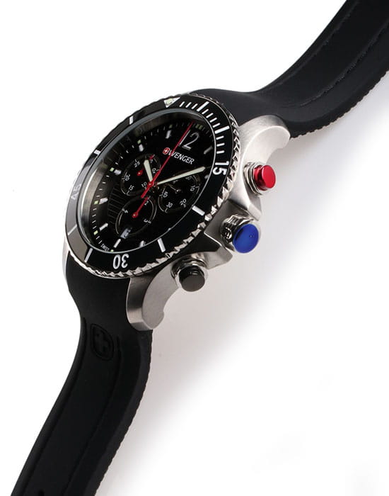 Wenger 01.0643.108 , наручные мужские часы фото под углом