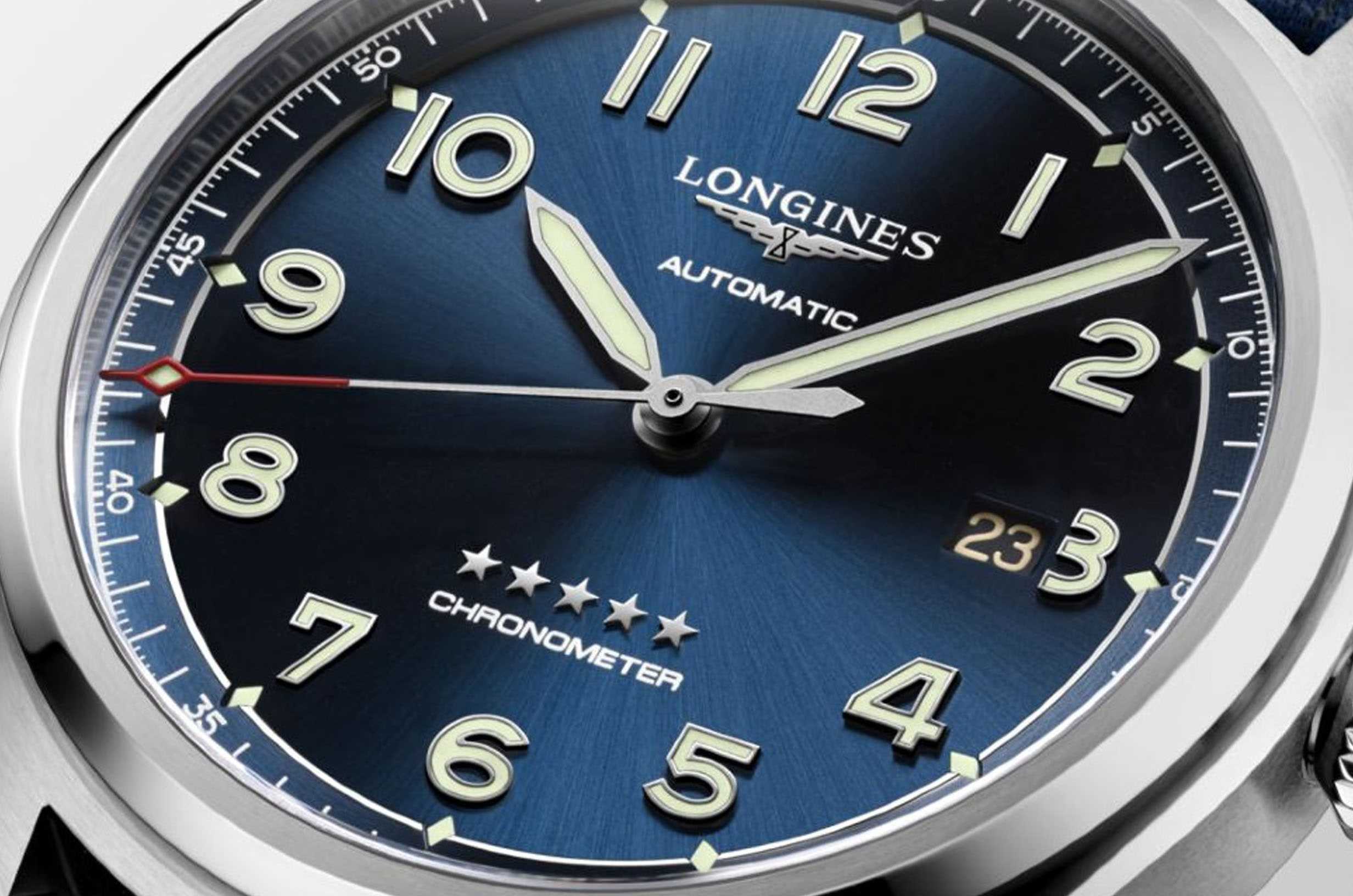 Longines Longines Conquest L3.811.4.53.3, conquest швейцария мужские часы на браслете кожаный боковой вид