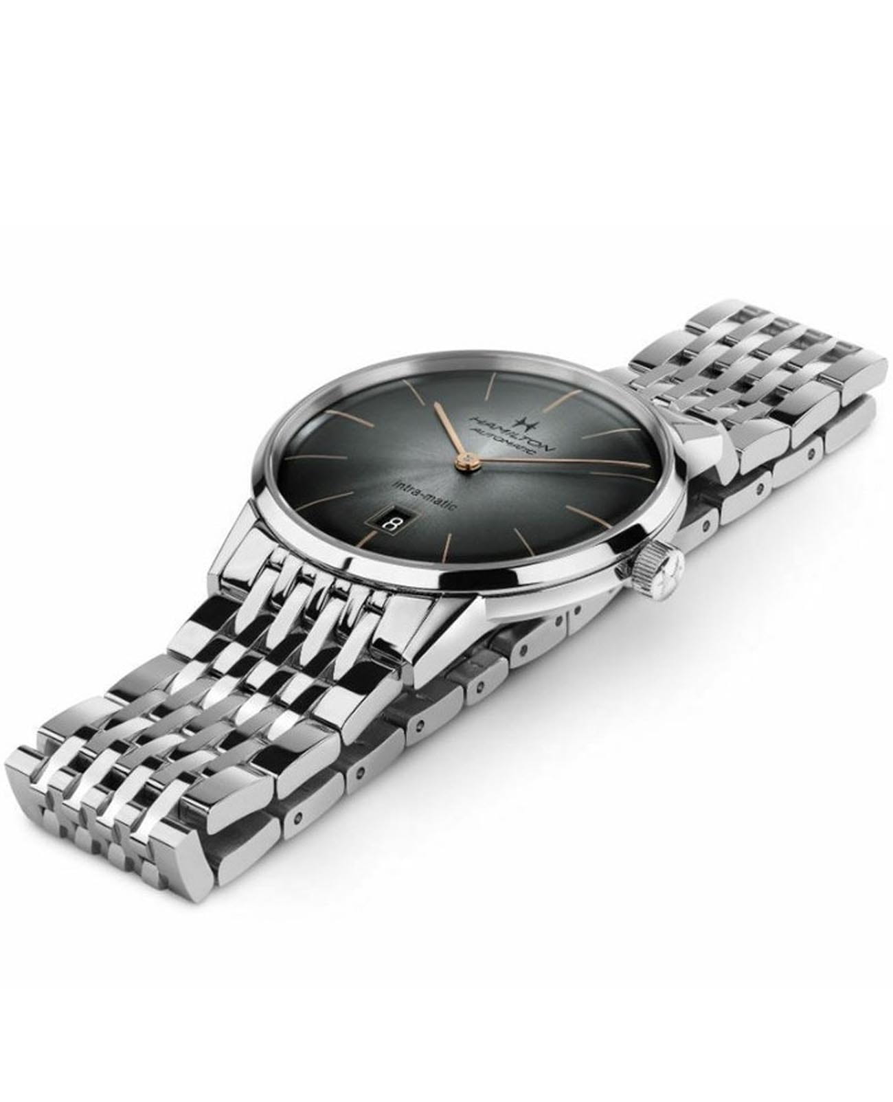 Hamilton Hamilton American Classic Intra-Matic Auto H38455181, american classic швейцария мужские часы на браслете нержавеющая сталь боковой вид