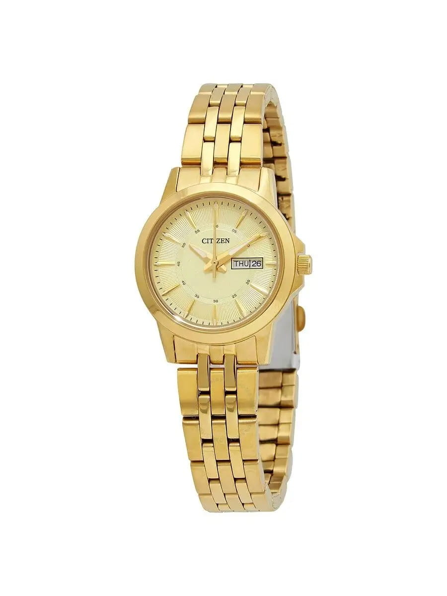 Citizen Citizen EQ0603-59P женские часы шампань циферблат на запястье