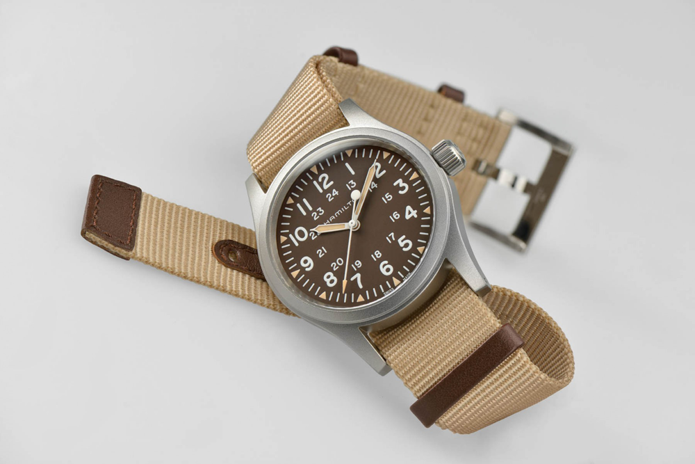 Hamilton Hamilton Khaki Field Mechanical H69439901 швейцария наручные мужские часы заводная головка с логотипом Hamilton