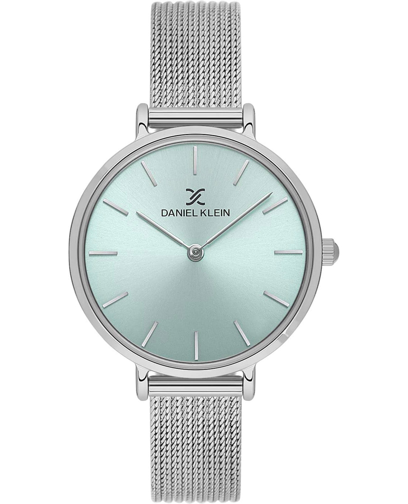 Daniel Klein Daniel Klein Premium DK.1.13720-3  DK.1.13720-3 кварцевые женские часы голубой циферблат, браслет нержавеющая сталь — вид спереди