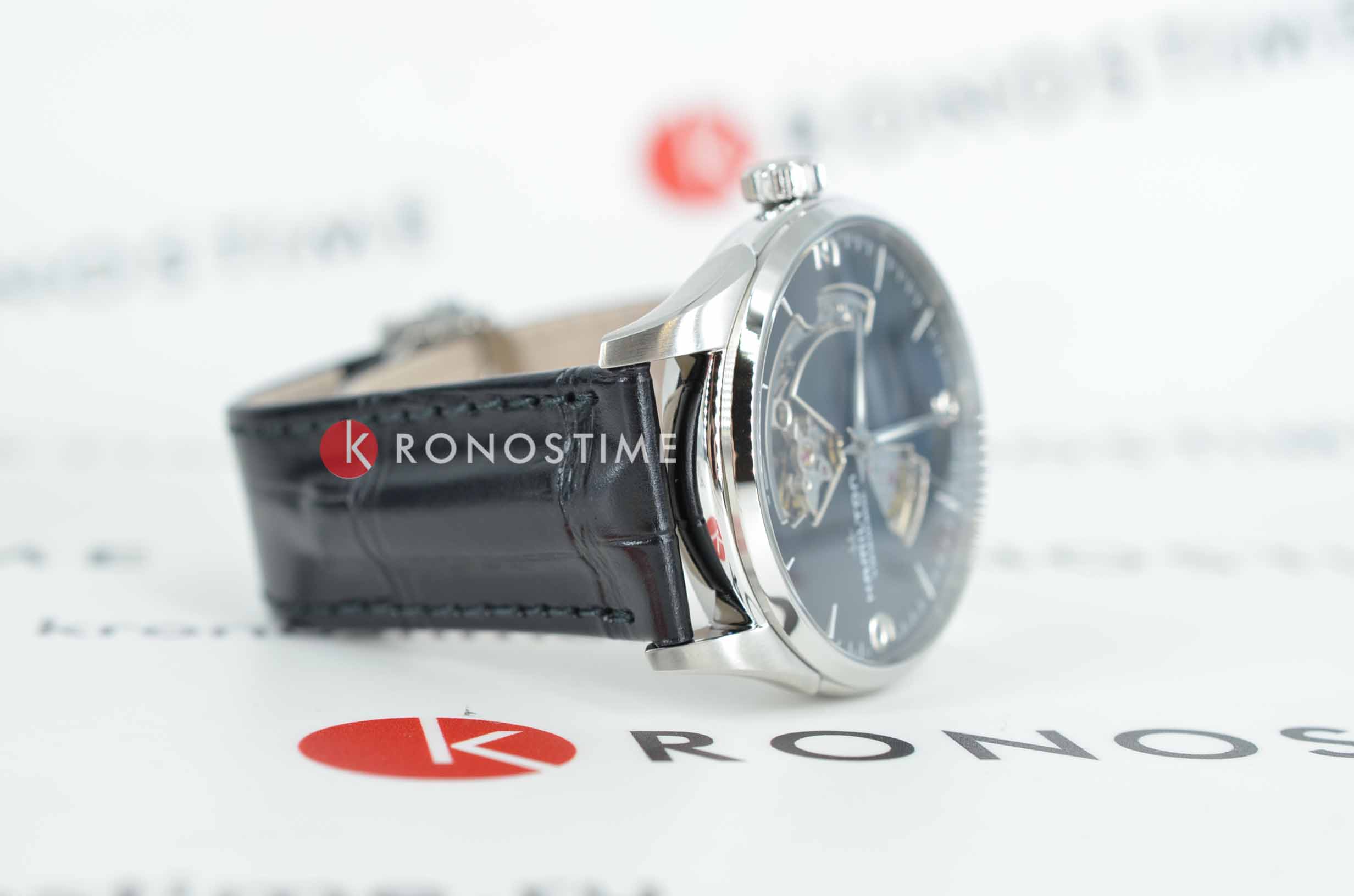 Оригинальные часы Hamilton Hamilton Jazzmaster Open Heart Auto H32705731 механические калибр механизма h-10 общий вид