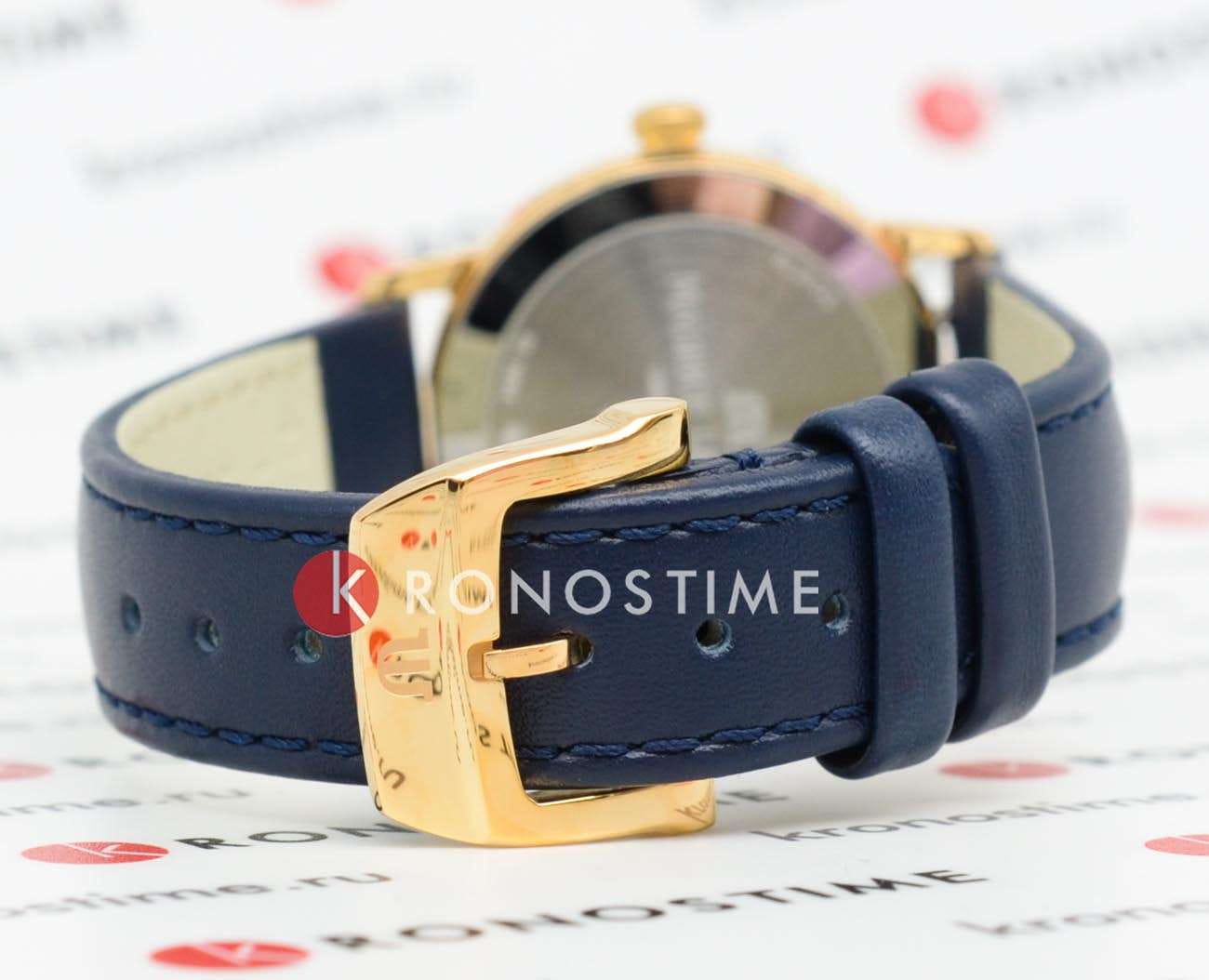 Maurice Lacroix Maurice Lacroix Eliros Date EL1094-PVP01-450-1 кварцевые женские часы часы крупный план синий циферблата