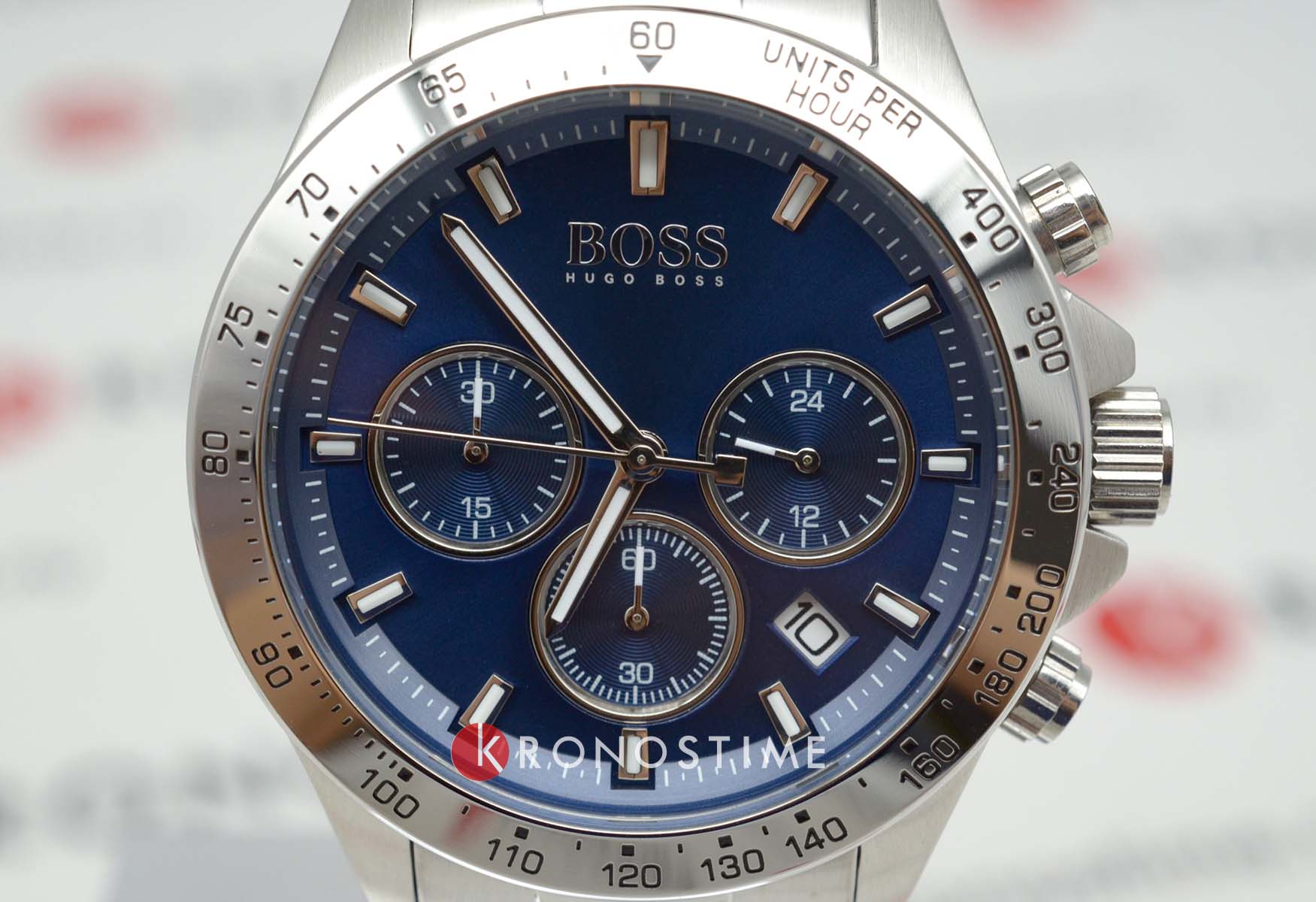 Hugo Boss Hugo Boss Hero HB1513755,  германия мужские часы на браслете нержавеющая сталь боковой вид