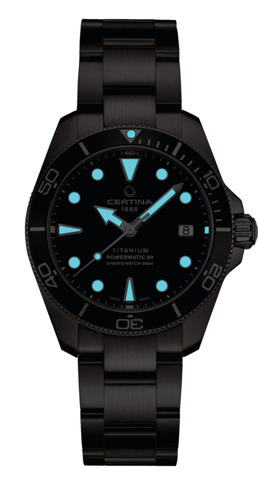 Оригинальные часы Certina Certina DS Action Diver C032.807.44.081.00 механические калибр механизма powermatic 80.611 общий вид