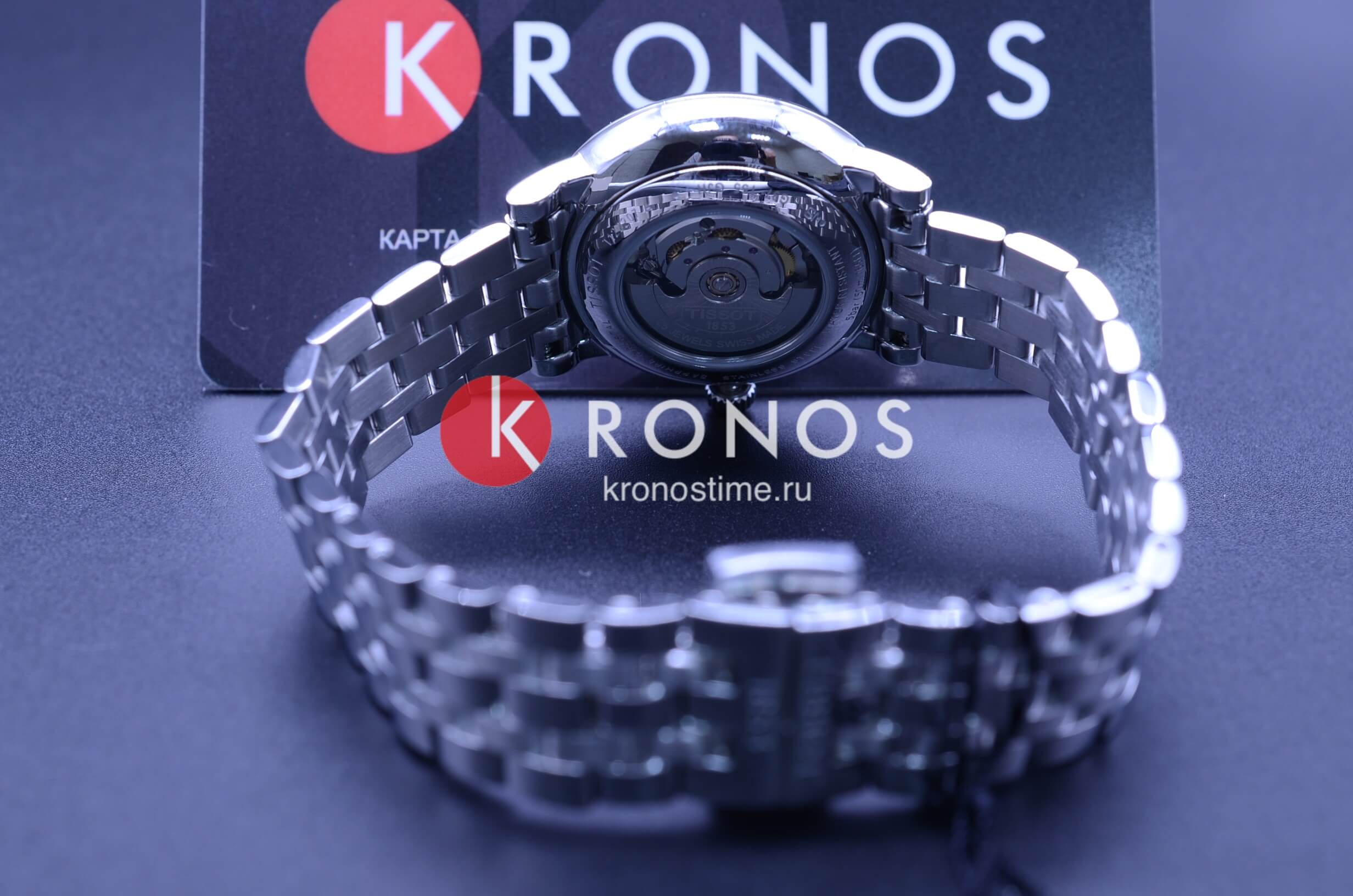 Tissot Tissot Carson Automatic Lady T122.207.11.051.00 Carson - задняя крышка сталь металл корпуса, швейцария часы