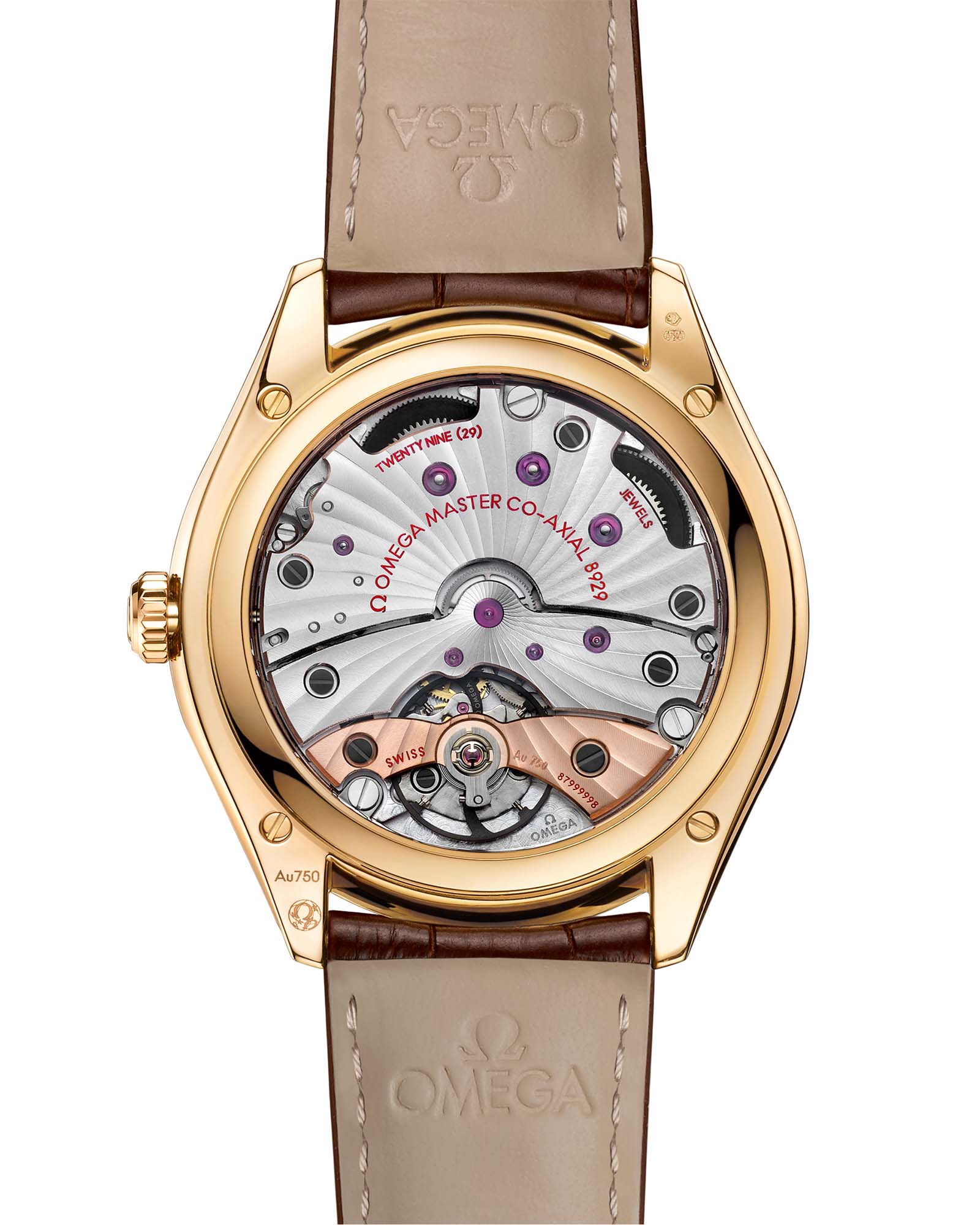 Omega Omega De Ville Tresor 435.53.40.21.09.001 , наручные мужские часы фото под углом