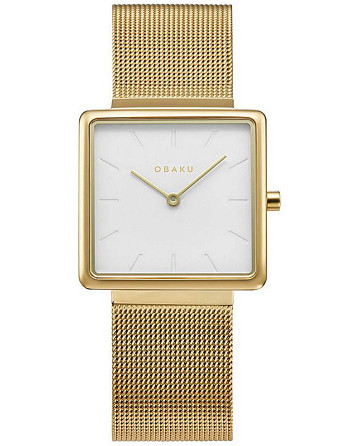 Obaku Kvadrat Gold V231LXGIMG